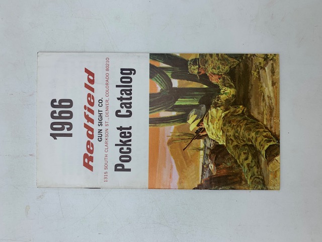 Redfield Gun Shot. Pocket Catalog 1966